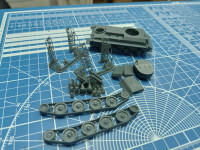 Колесно-гусеничного танка Т-29-1:72 Смола 3D-печать